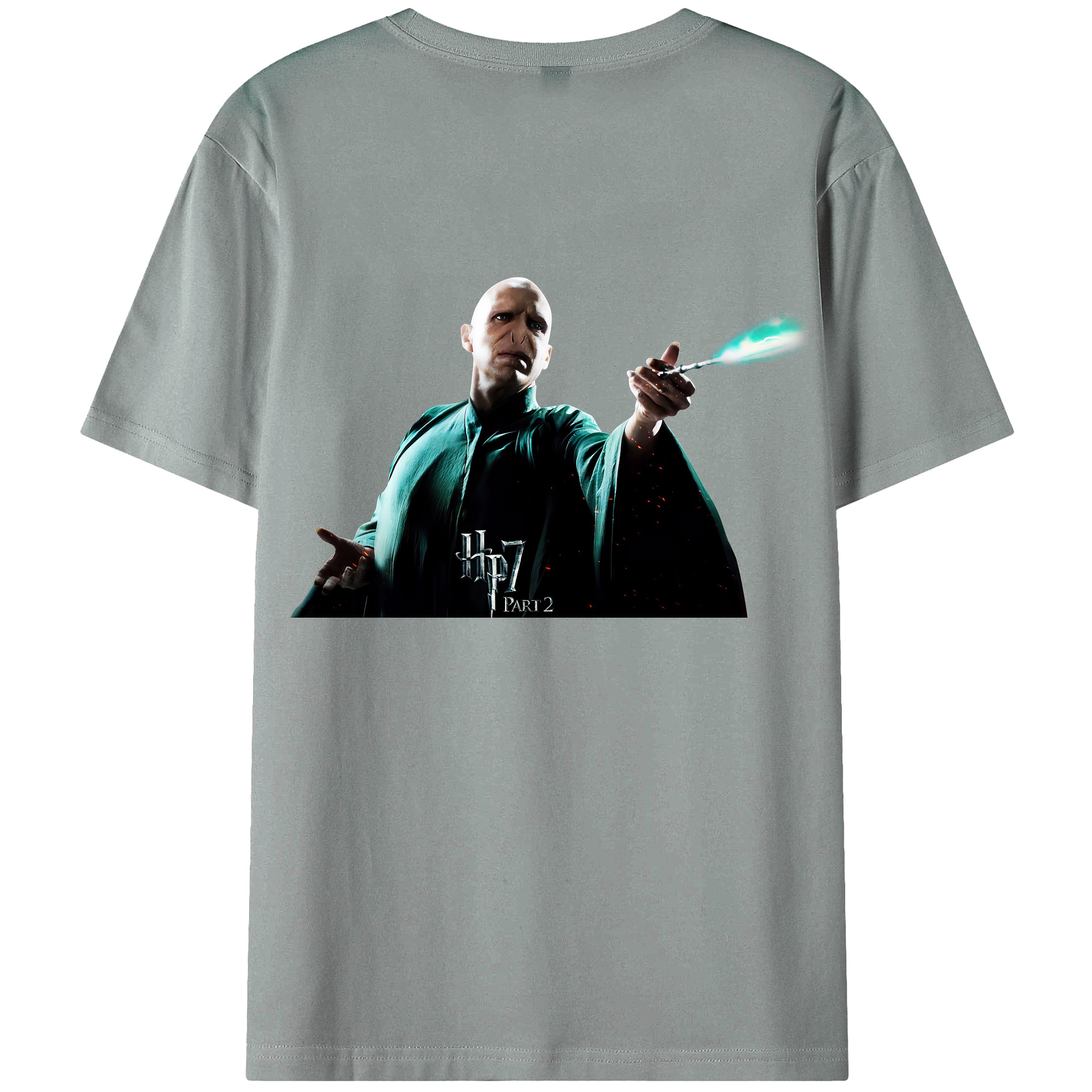（画像用） Harry Potter ハリー・ポッターシリーズ 綿100％ メンズ半袖Tシャツ（バックプリント） 通気性